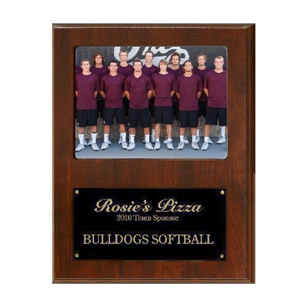 Team Sponsor Photo Plaque — 9" x 11"