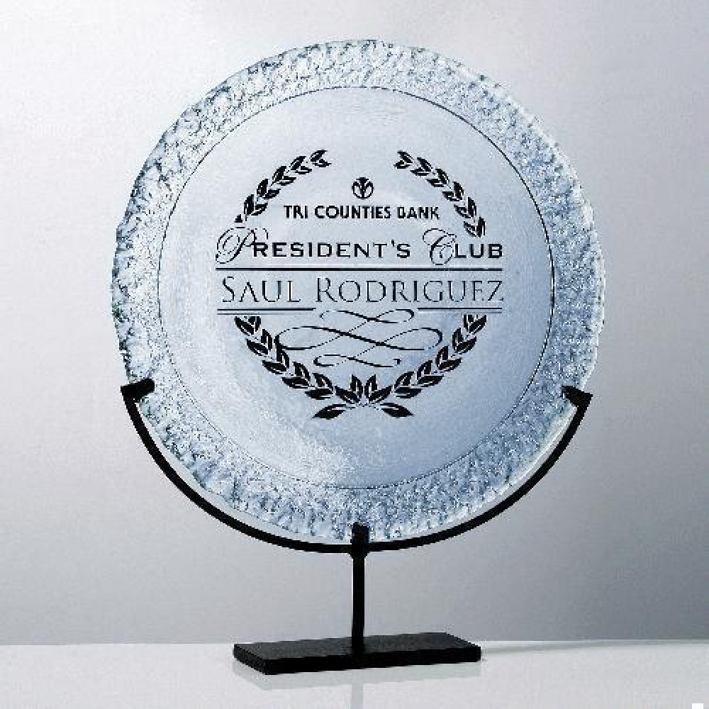 De Soto Plate — 14" Diameter Cobalt