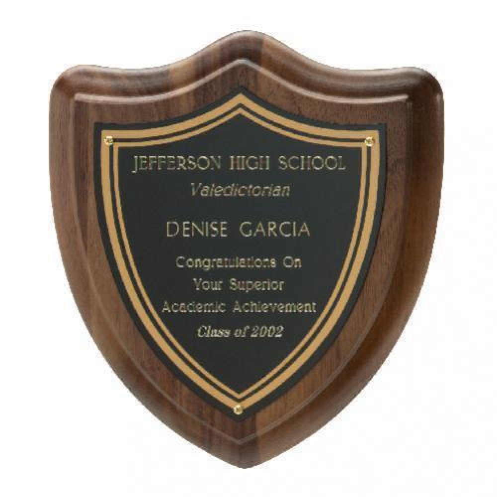 Classic Shield Plaque — 6 3/4" x 7 1/2"