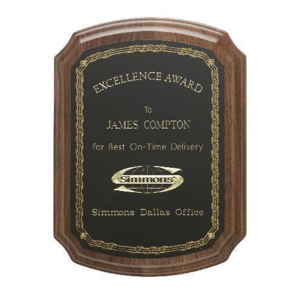 Notched Corner Plaque — 9" x 12"