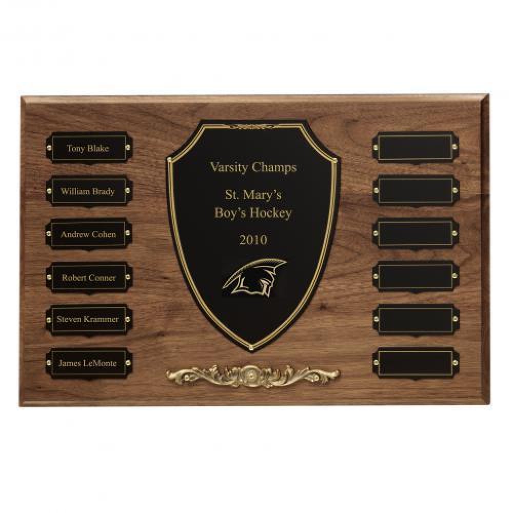 Cast Bronze Trim Perpetual Plaque — 10" x 15"
