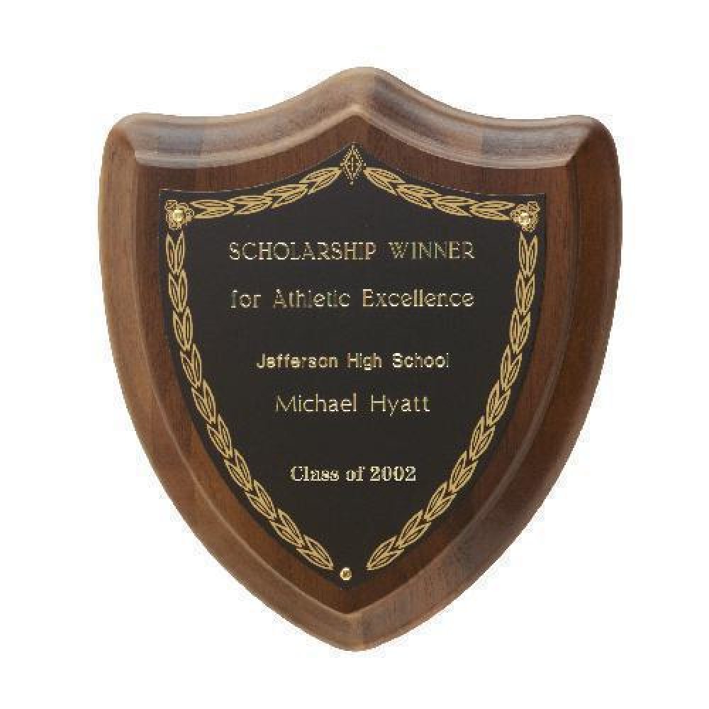 Laurel Shield Plaque — 6 3/4" x 7 1/2"