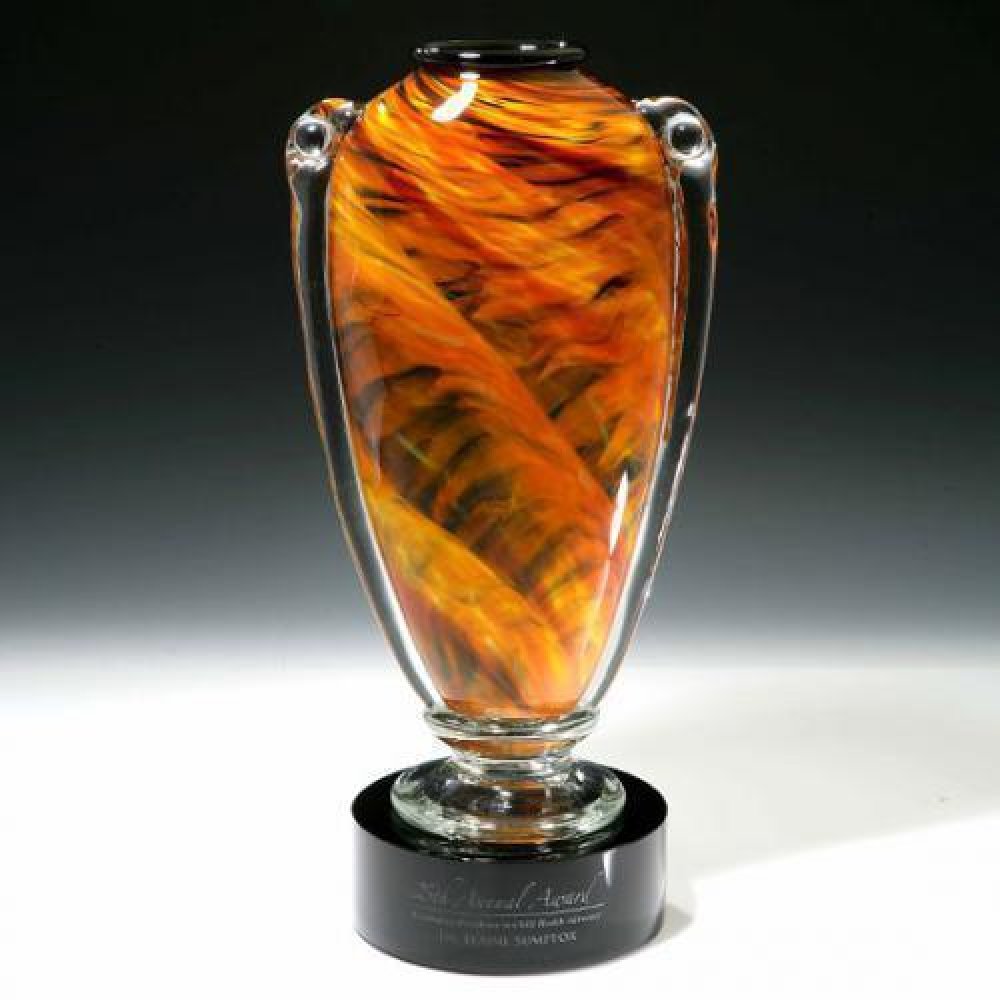Amber Amphora — 20" x 9" x 7"