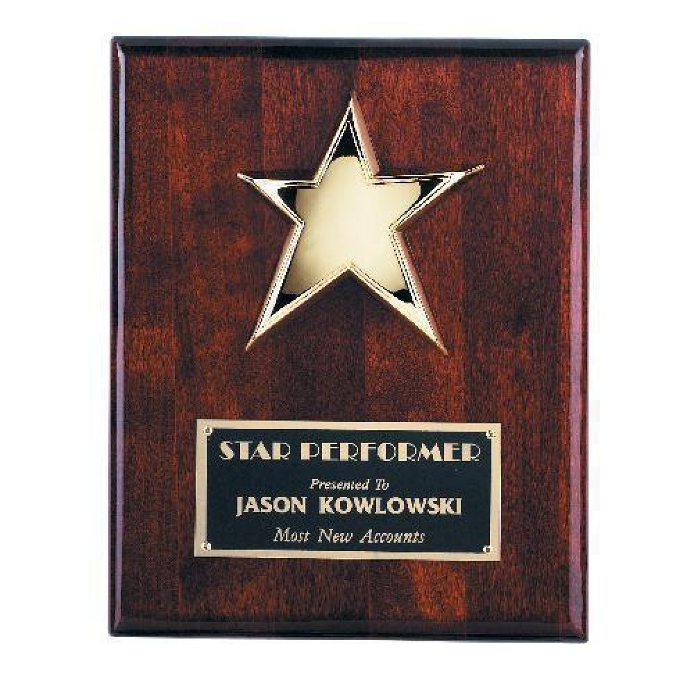 Star Plaque — 8" x 10"