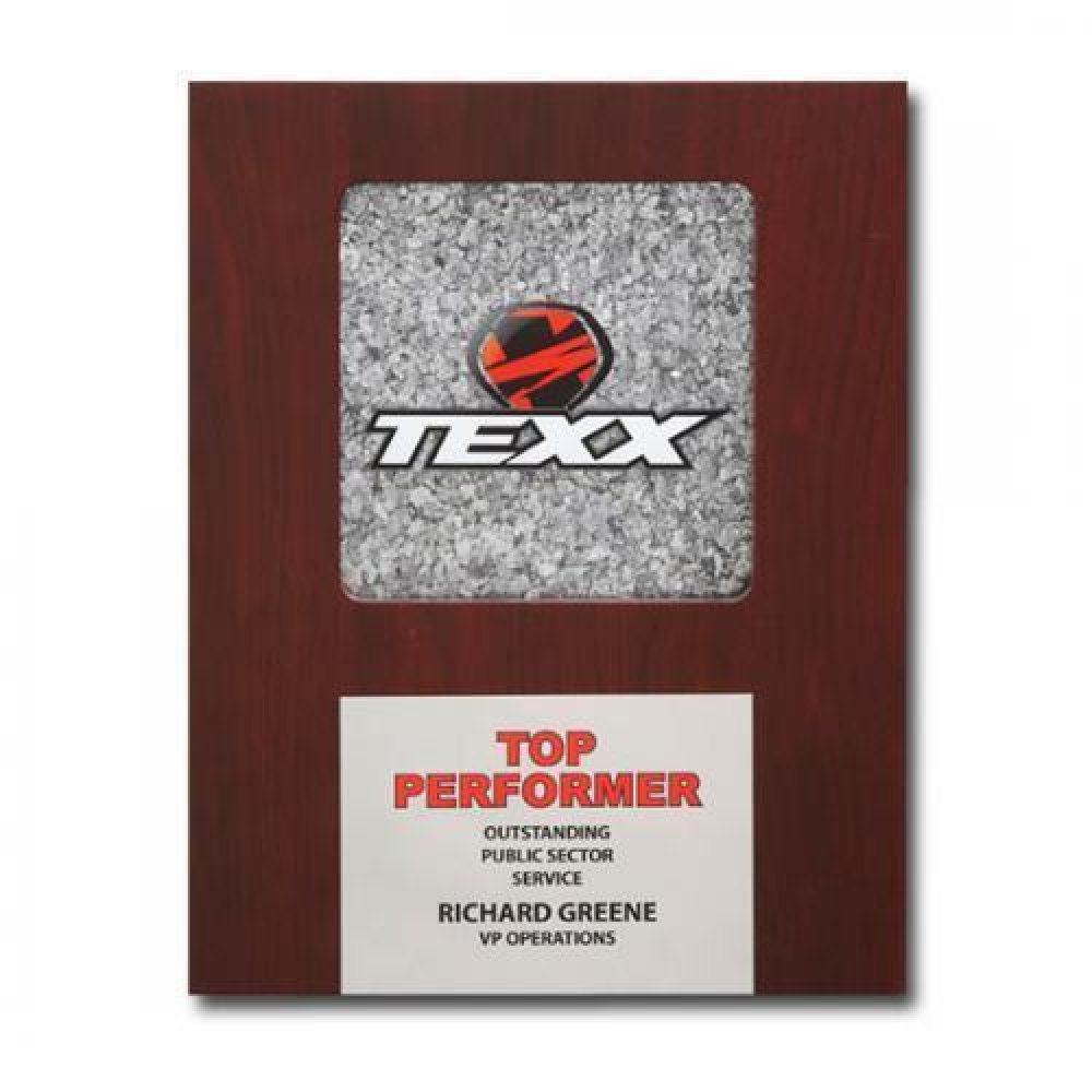 Silver Mica Plaque — 9" x 12"