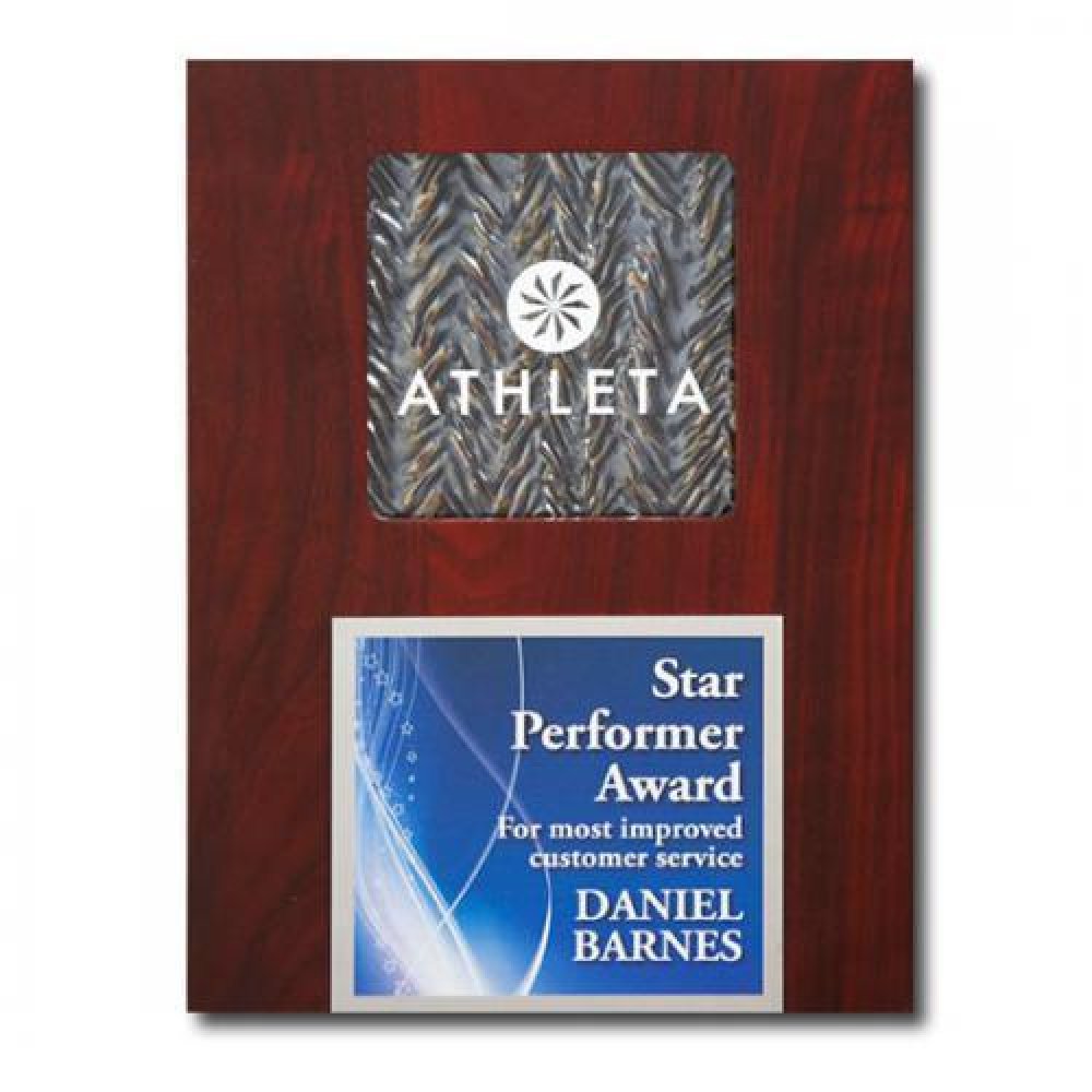 Silver Opaline Plaque — 8" x 10"