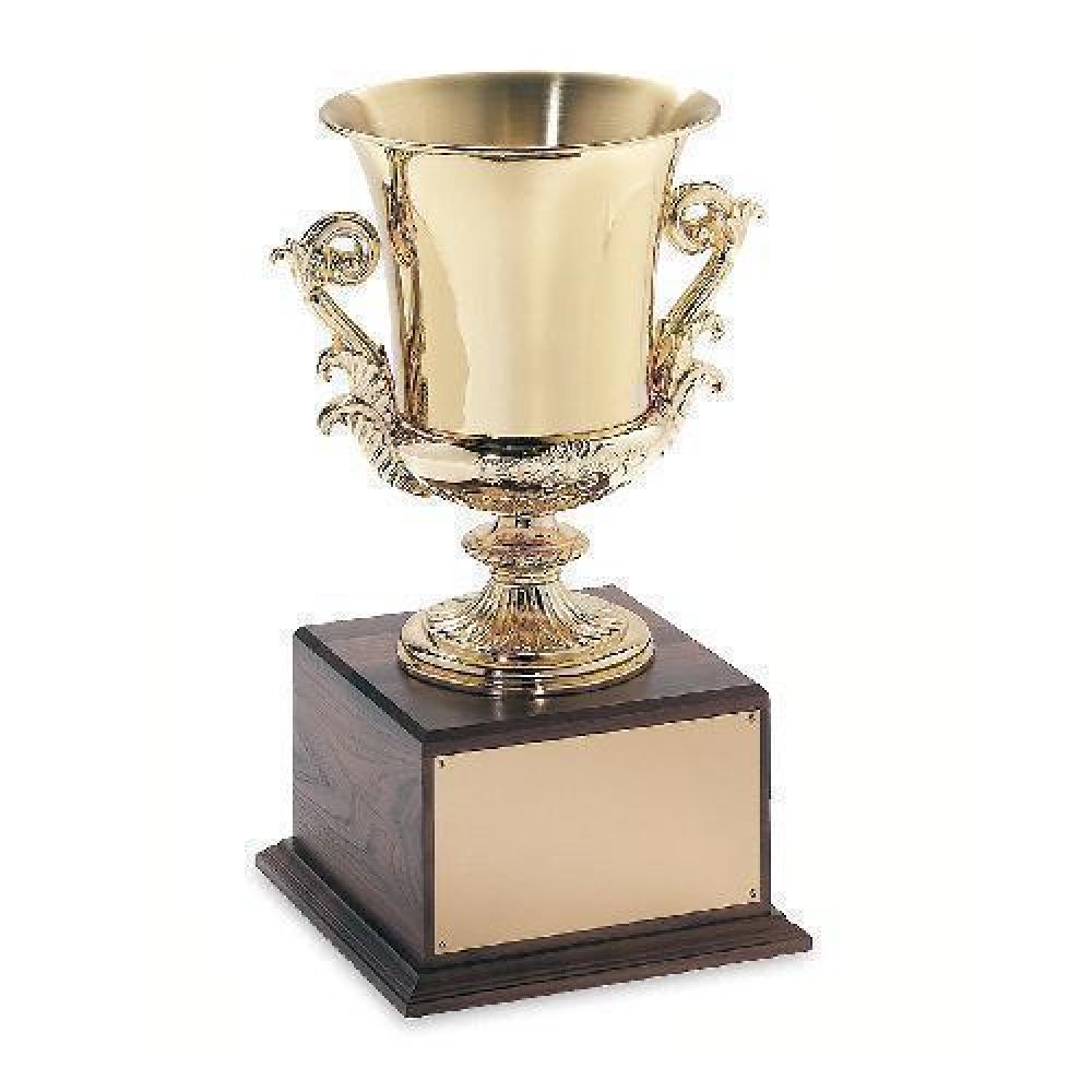 Gold Plated Open Cup — 17 3/4"