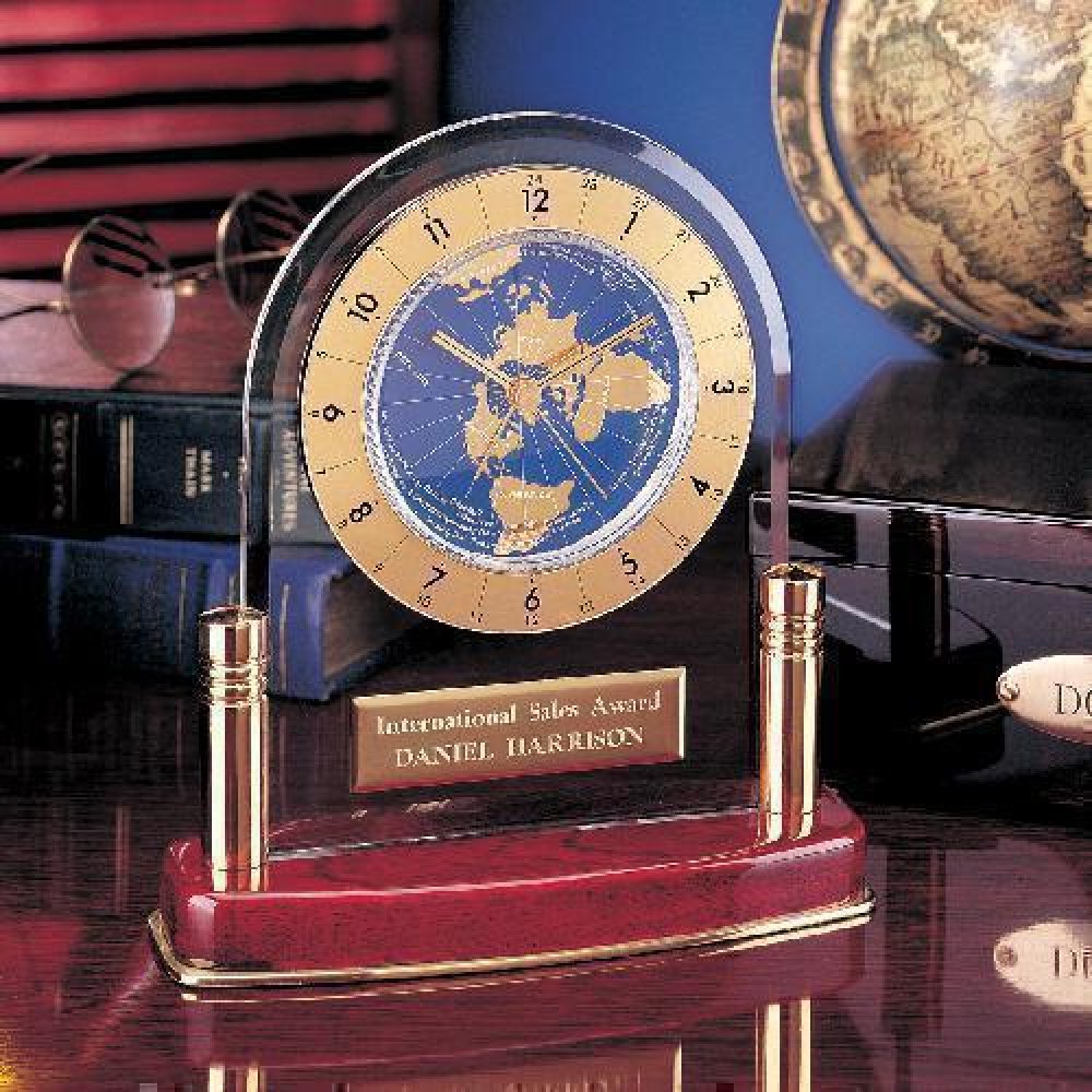 International Clock — 5 1/2" x 63/4"
