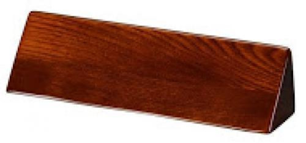 High Gloss Name Blocks — High Gloss Name Blocks - Rosewood 2" X 8"