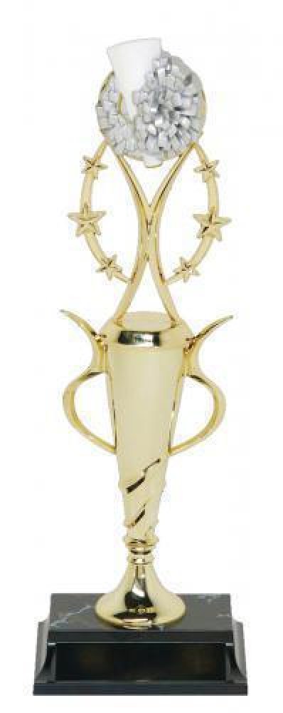 Trophy With Cup -Cheerleader — Cheerleader Cup - 15"