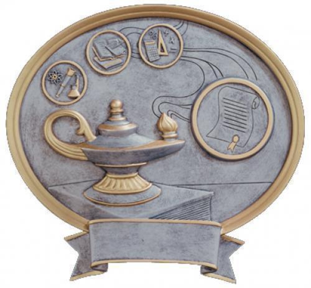 Legend Oval Award -Knowledge — 8 1/2" X 8"