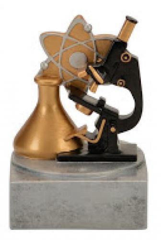 Color Tek Award -Science — Science (rosewood base)