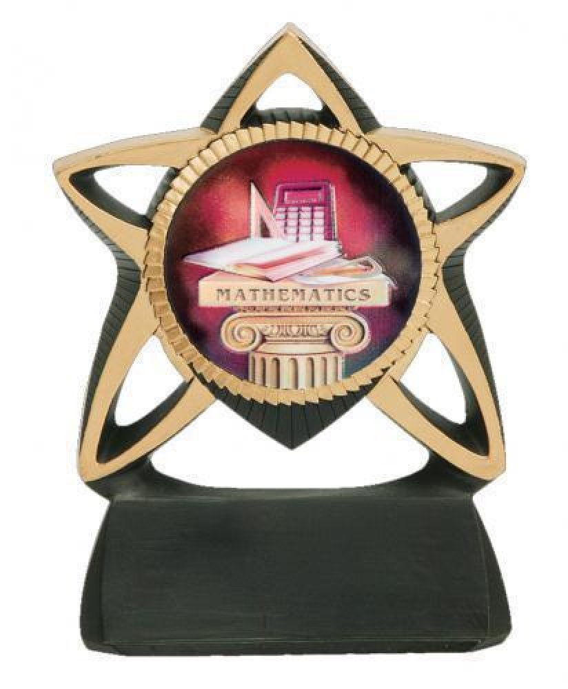 Star Resin Mylar Holder — 5" tall
