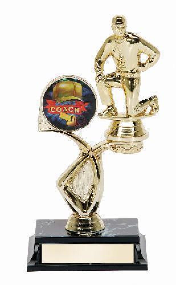 Mylar Award -Coach — Coach with Mylar 9 1/4"
