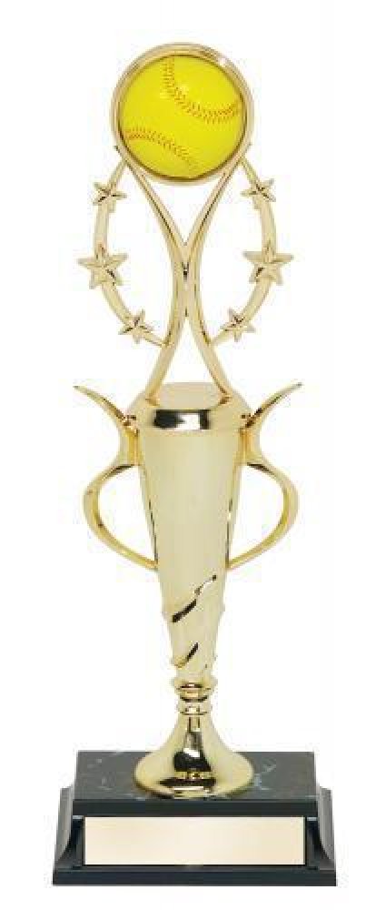 Trophy With Cup -Softball — Softball Cup - 15"