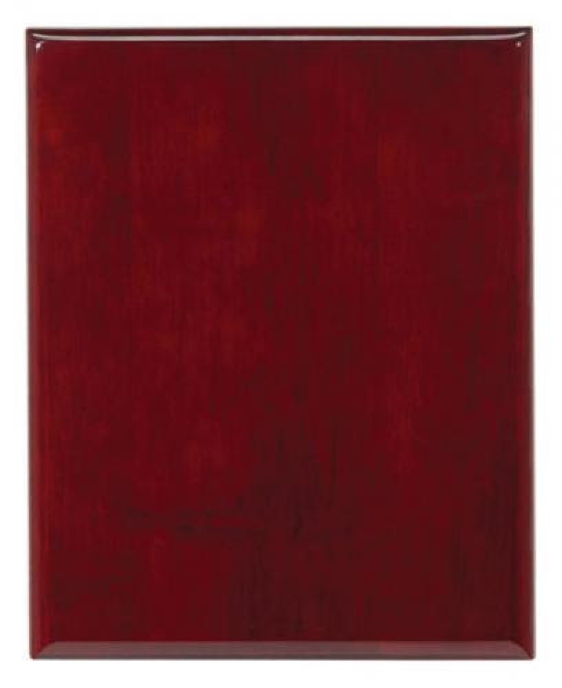 Super Saver Rosewood Piano Finish Plaques — 6" X 8" Rosewood Piano Finish