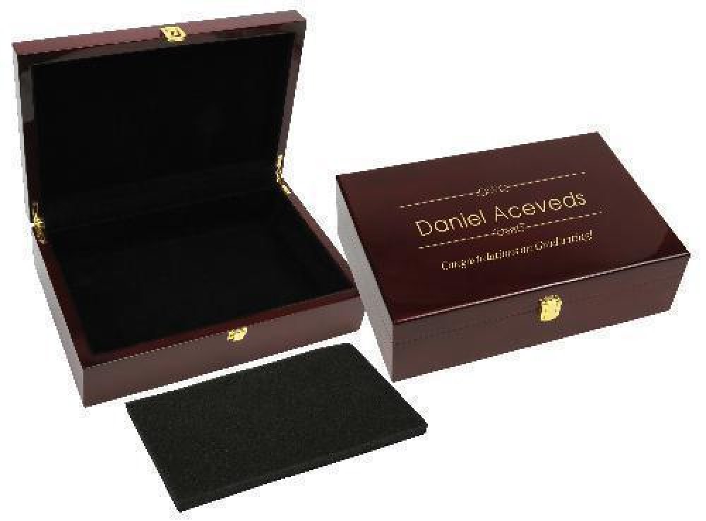 Rosewood High Gloss Gift Box — Large (3-1/2" X 12-1/4" X 8-1/4")