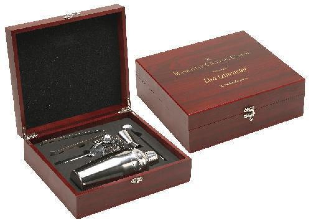 Rosewood Martini Set
