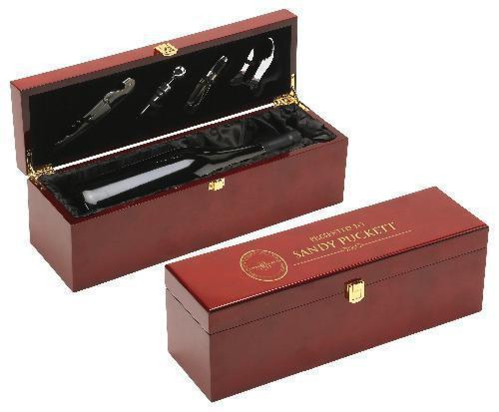 Rosewood Single Bottle Wine Box — Rosewood Wine Box