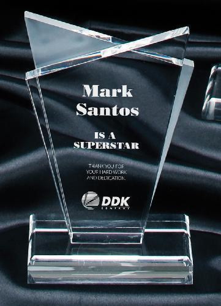 Infinity Clear Award — 7 3/4" Clear