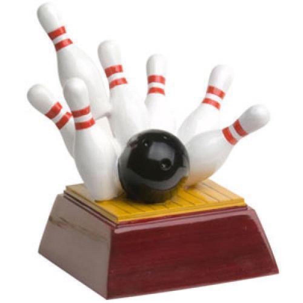 Resin Color Sculptures -Bowling — 4"