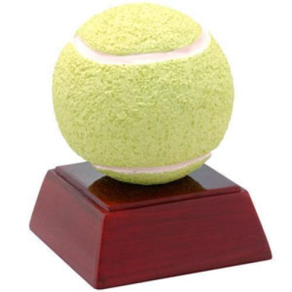 Resin Color Sculptures -Tennis Ball — 4"