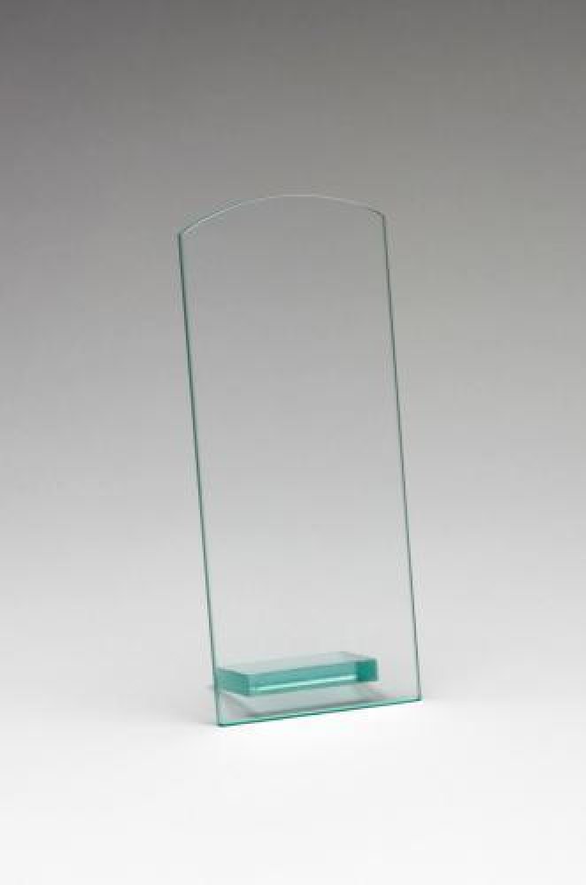 Corporate Curved Rectangle Glass Awards — Curved Rectangle 6" X 3"