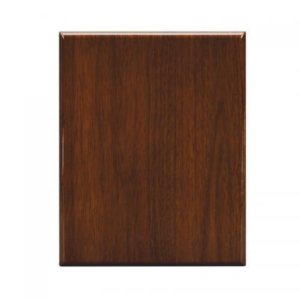 Super Saver Walnut Piano Finish Plaques — 5" X 7" Walnut Piano Finish