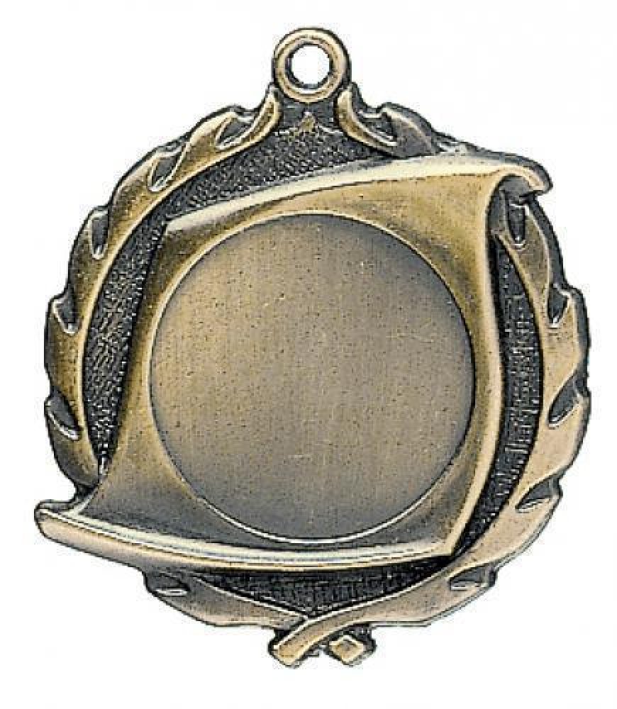 Wreath Medal -Insert — Gold 1 3/4"