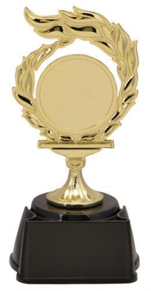 Mylar Holder Trophy -Victory Flame — 7" tall