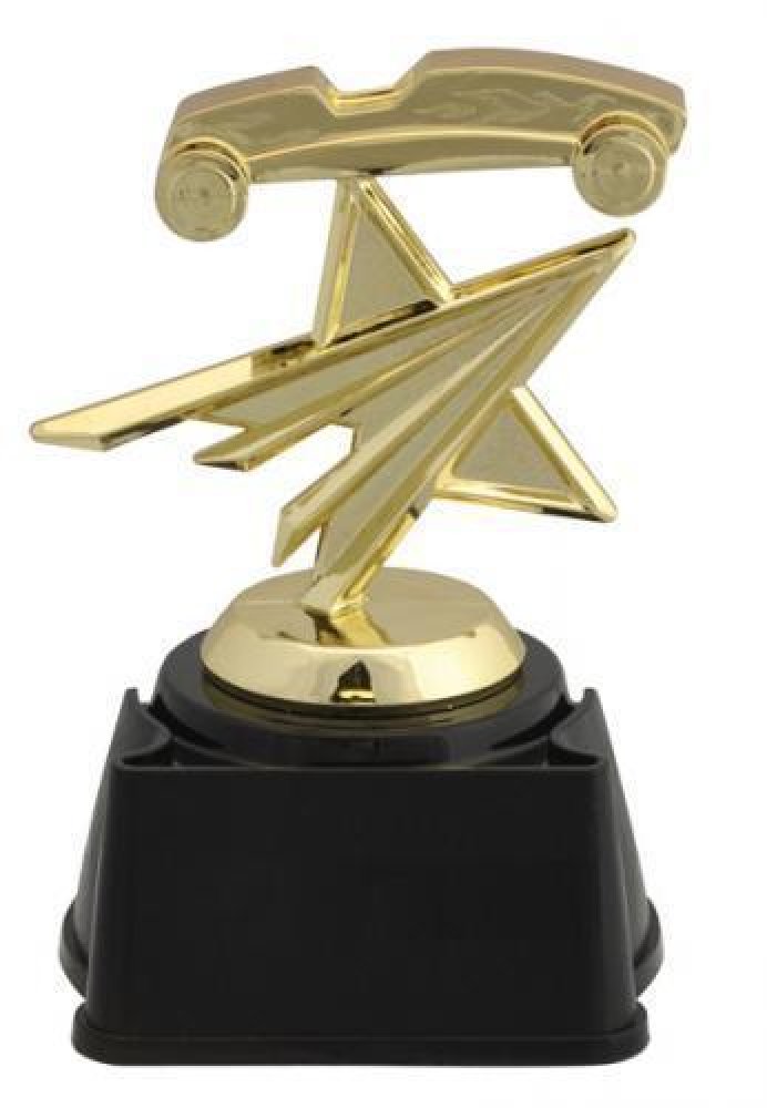 Star Trophy -Pinewood Derby — 6" Tall Pinewood Derby