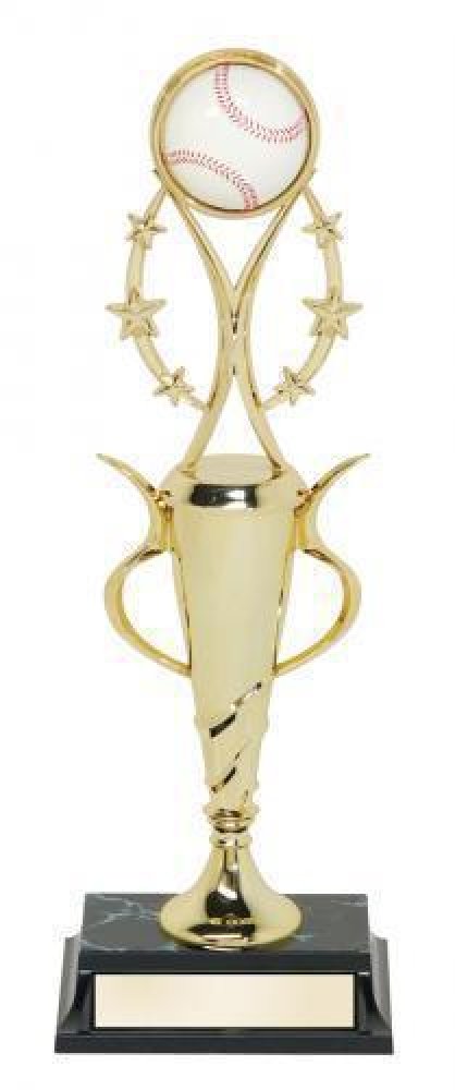 Trophy With Cup -Baseball — Baseball Cup - 15"