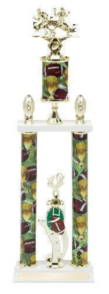 Two Tier Trophy -Football — Football Two Tier 28"