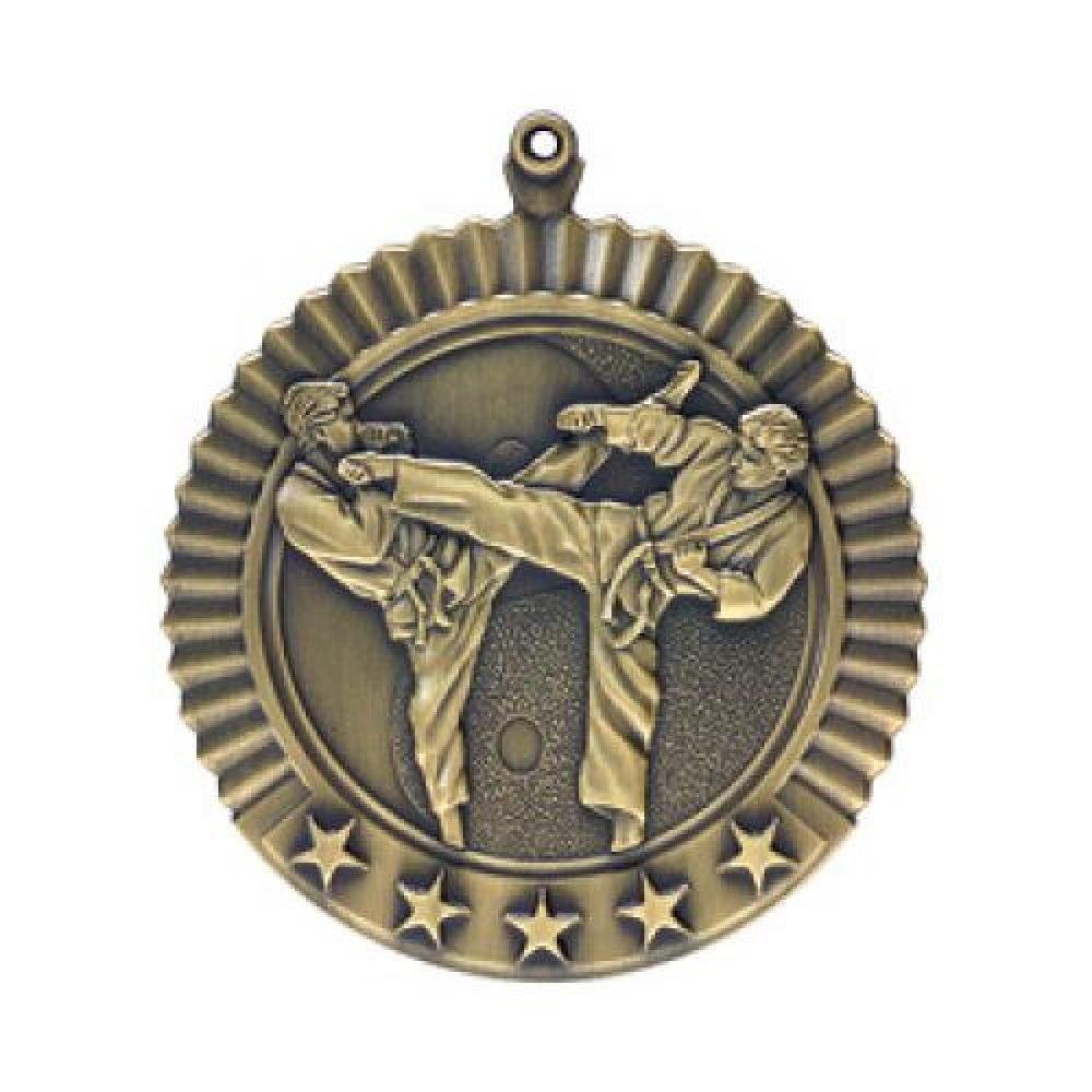 Star Medals -Karate Male — Bronze 2 3/4"
