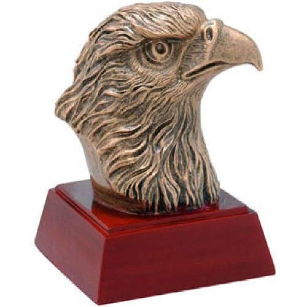 Resin Sculptures -Eagle Head — 4"