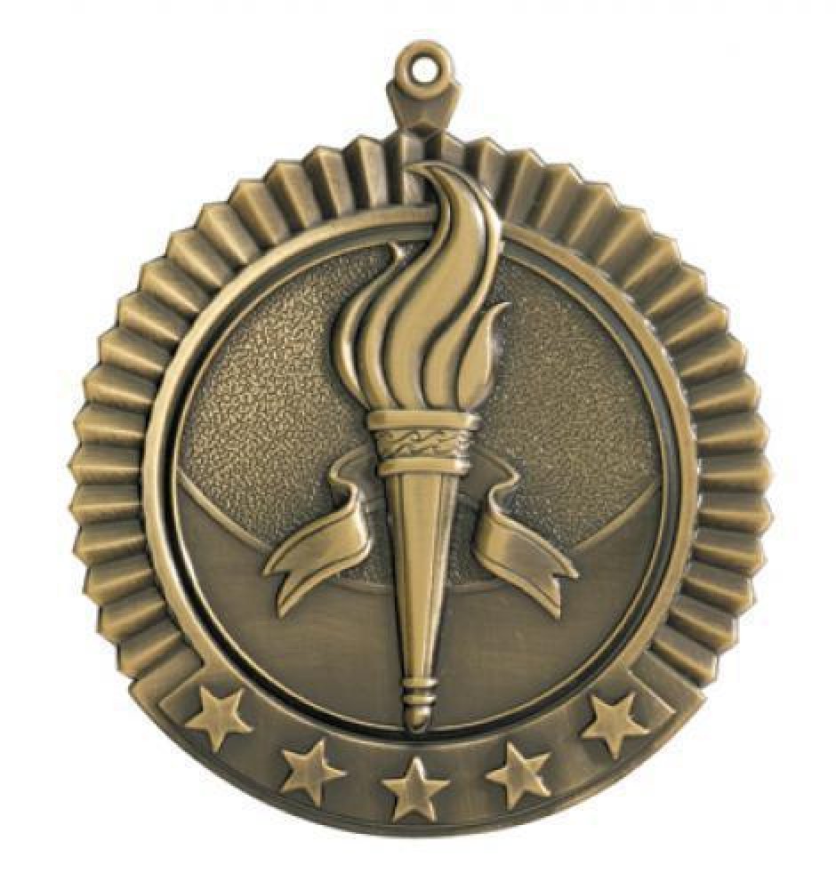 Star Medals -Victory — Silver 2 3/4"