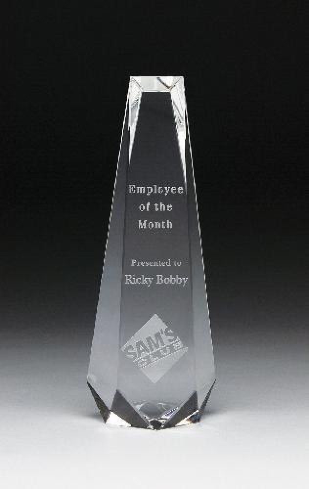 Corporate Crystal Obelisk — Obelisk - 12"
