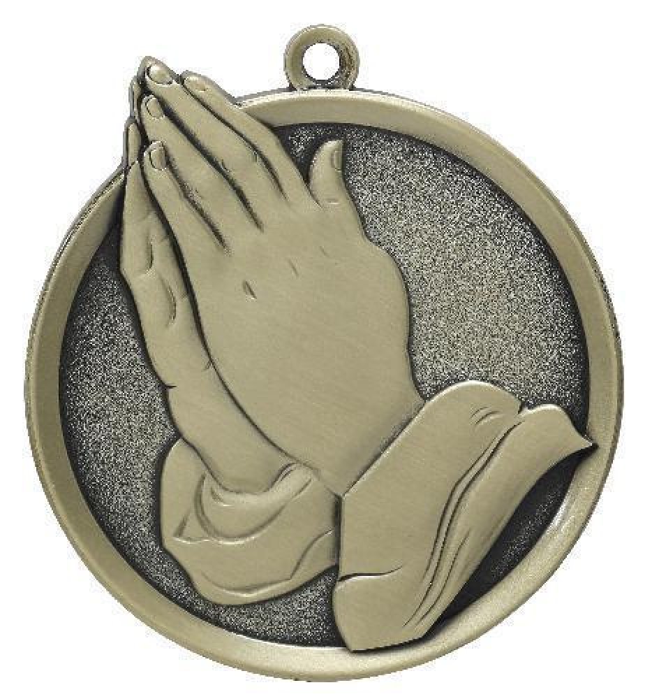 Mega Medals -Religion — Gold 2 1/4"