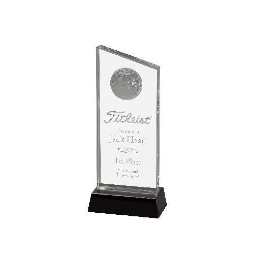 Crystal Golf — 8 3/4" tall