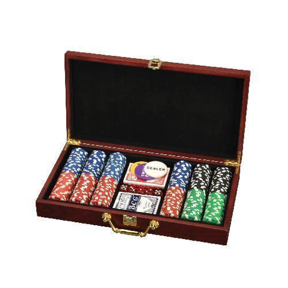 Rosewood Poker Set