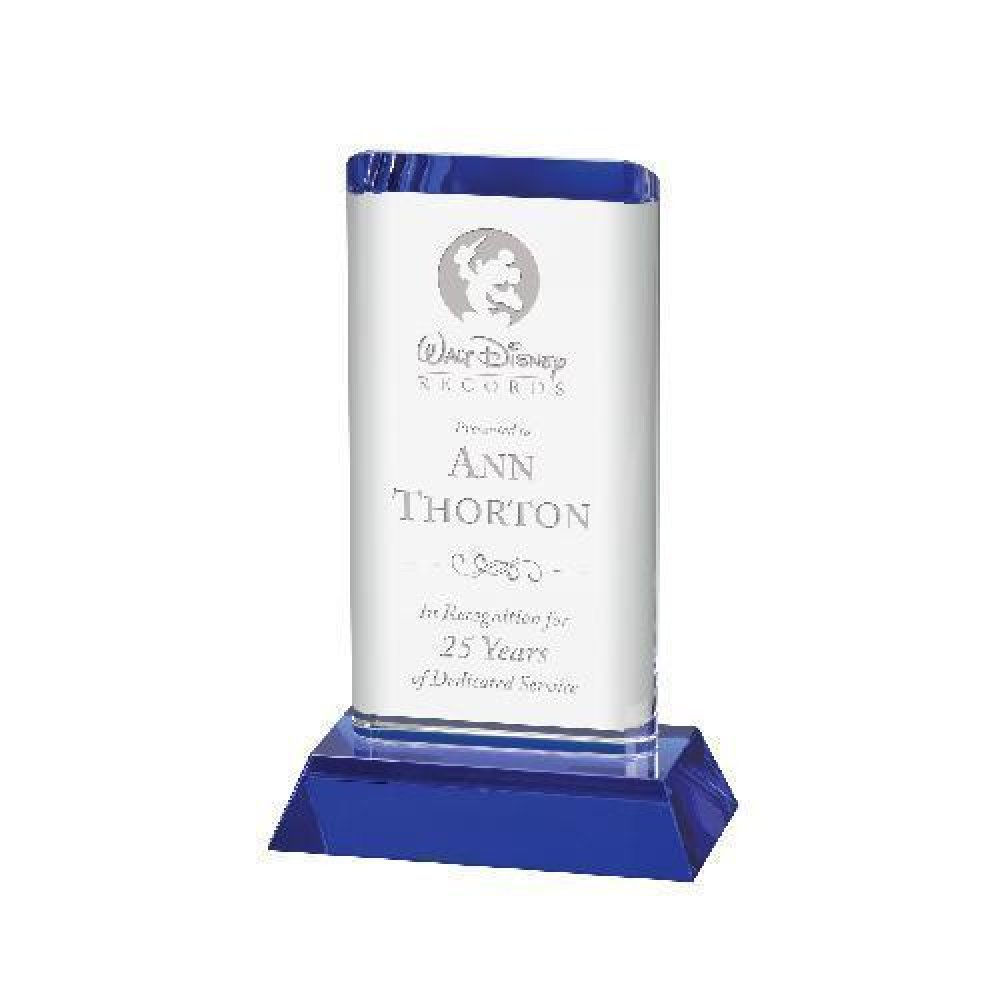 Oval Tower Crystal — 7" tall