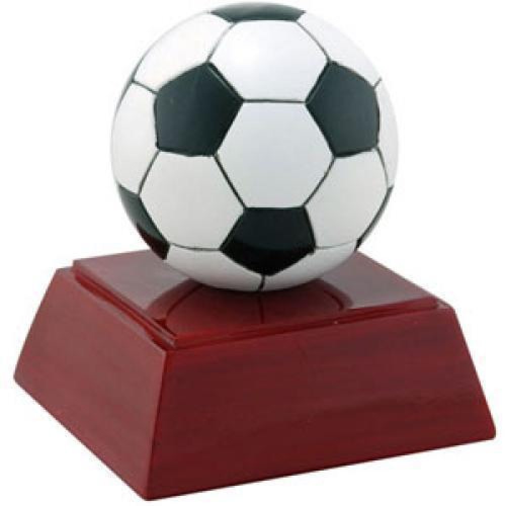 Resin Color Sculptures -Soccer — 4"