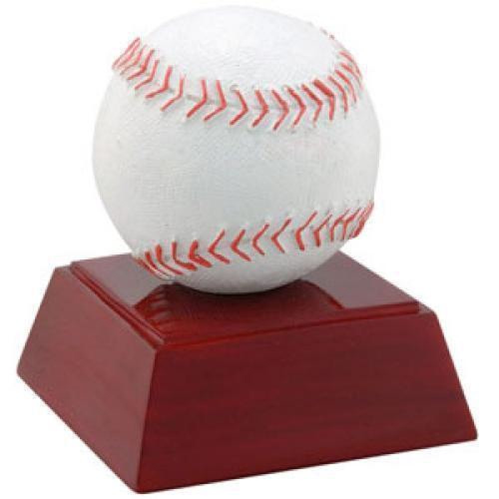 Resin Color Sculptures -Baseball — 4"