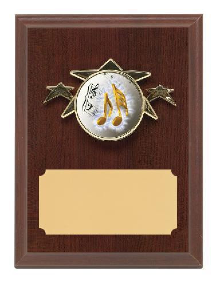 Music Plaque Mount Plaque — Music 6" X 8" Plaque