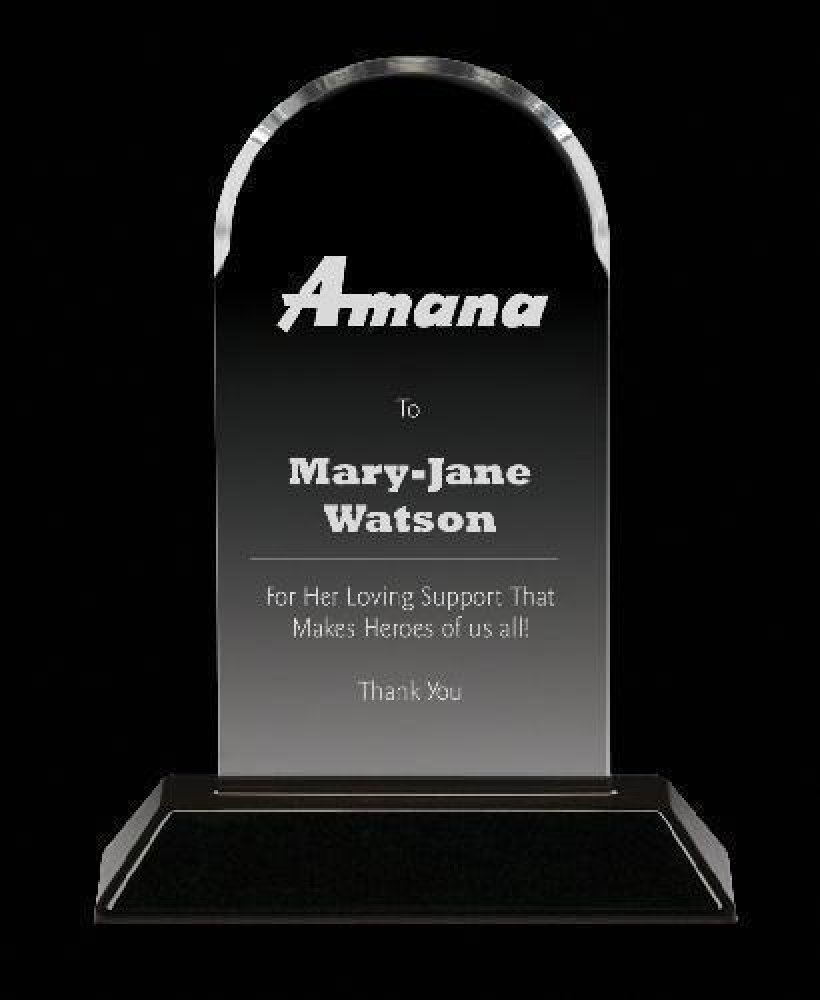 Corporate Acrylic Press Fit Awards — Arch 6 1/2"