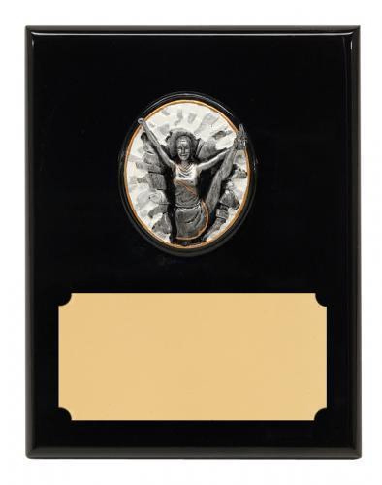 Cheerleader Sport Blaster Plaque — Cheerleader 7" X 9" Plaque