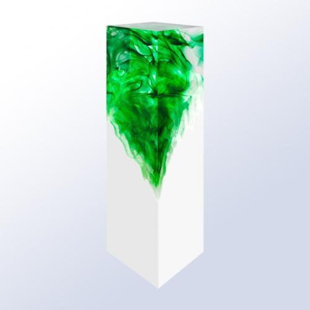 Resin Green — 9-5/8"H x 2-1/8"SQ