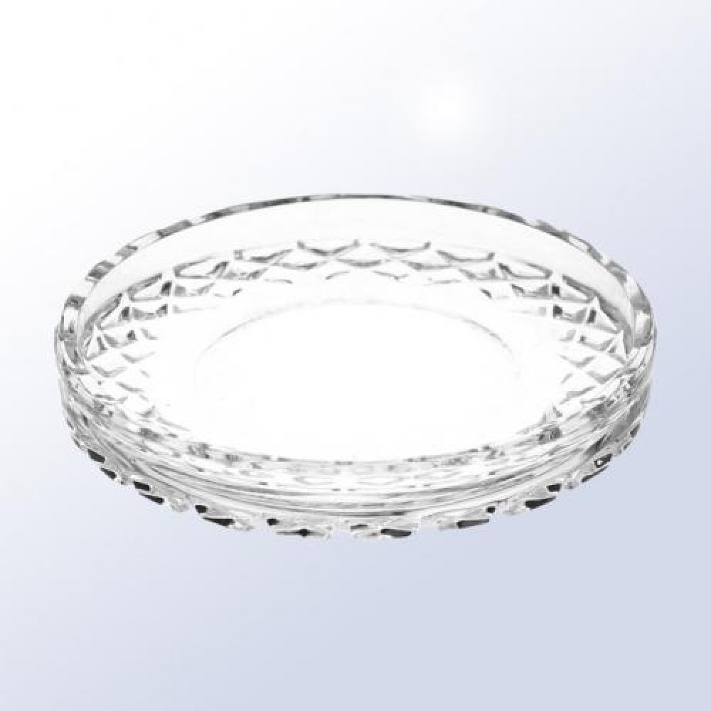 Circle Glass Coaster Set — 4" Dia. x1/2"