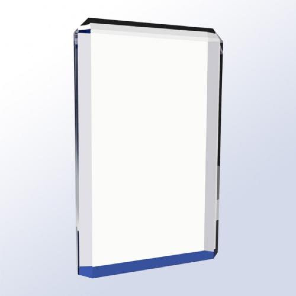 Oblique Blue — 6-1/4"X4-3/4"X1"