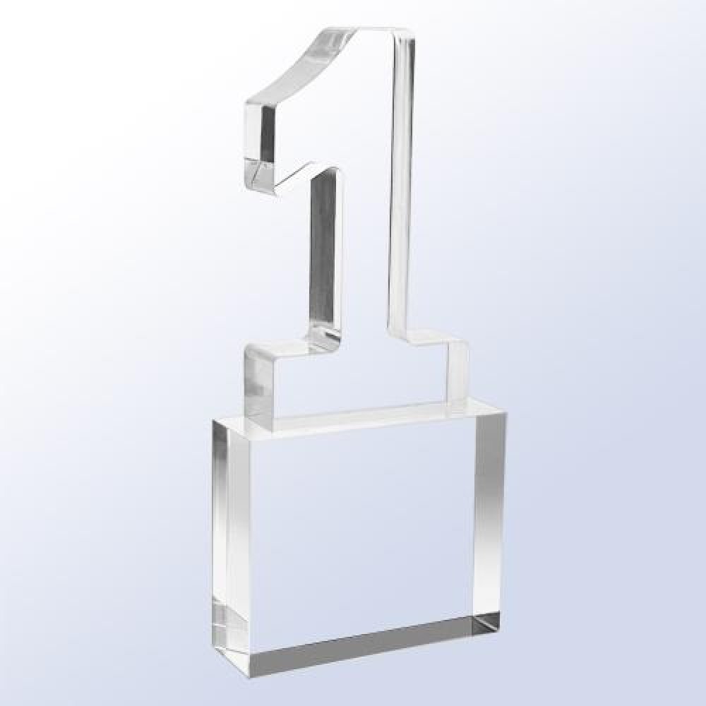 Number 1 with Base — 6-1/2"H x 3" Wx 1"D